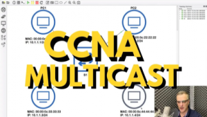 CCNA multicast quiz question: How will multicast traffic flow in the network? CCNA | CCNP
