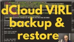 Free CCNA VIRL Labs! How to backup and restore your Cisco dCloud labs! CCNA | CCNP | Python