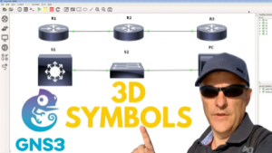 GNS3 Custom 3D Symbols and Templates like Cisco icons: CCNA | Python | Networking