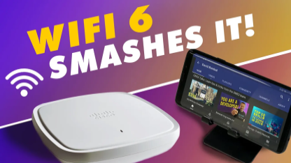 Wi-Fi 6 Demo: Samsung S10 and Cisco AP: 802.11ax / wifi 6 smashes it!