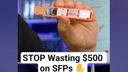 STOP Wasting Thousands of Dollars on SFPs ✋