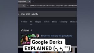 Google Dorks EXPLAINED (-, +, “”)